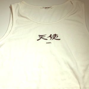 Crop top white
